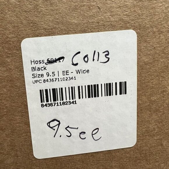 Hoss 6” Carson Comp Toe Boots Black Size Mens 9.5 EE main image 6